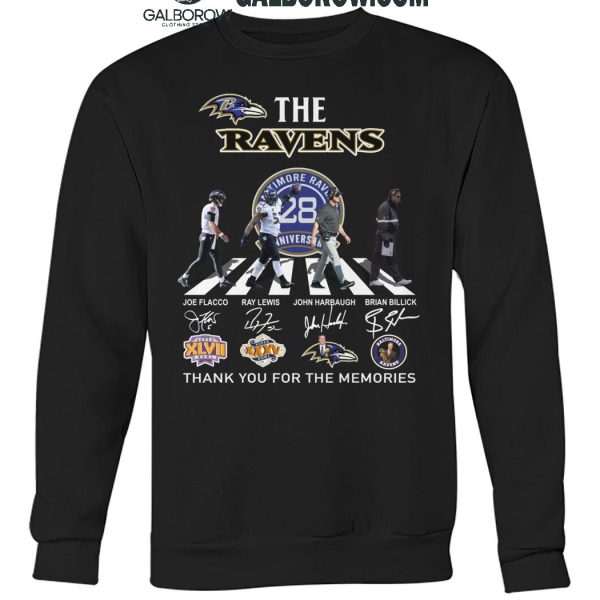 Baltimore Ravens Thank You For 128 Years The Ravens Legends 2024 T Shirt