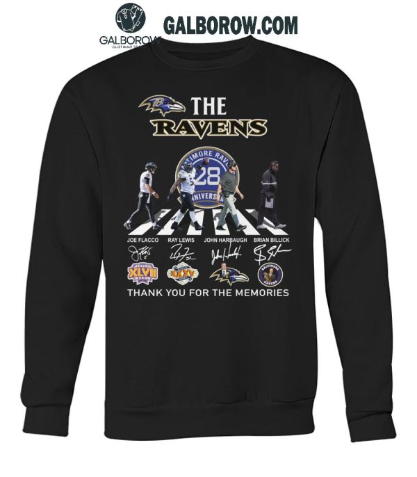 Baltimore Ravens Thank You For 128 Years The Ravens Legends 2024 T-Shirt