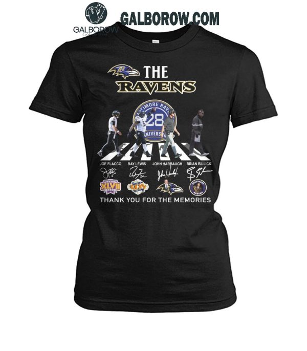 Baltimore Ravens Thank You For 128 Years The Ravens Legends 2024 T-Shirt