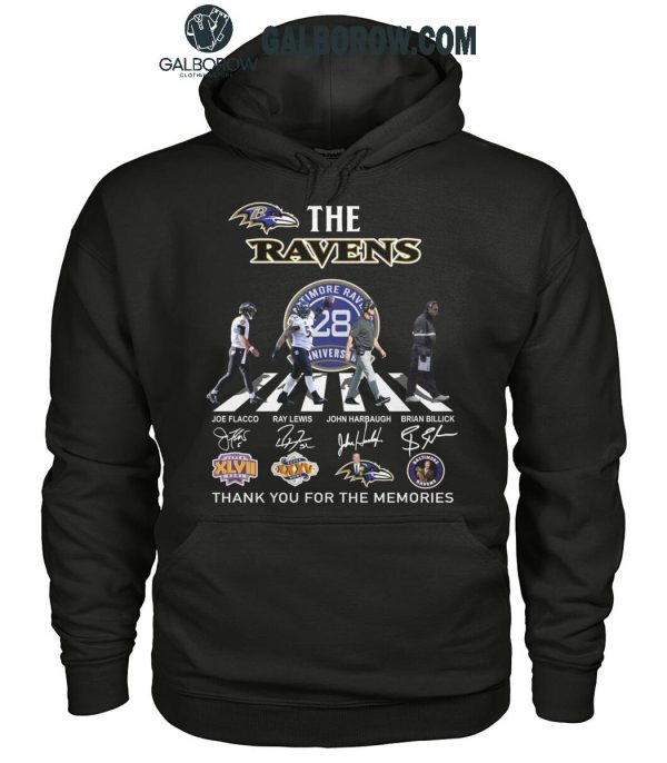 Baltimore Ravens Thank You For 128 Years The Ravens Legends 2024 T-Shirt