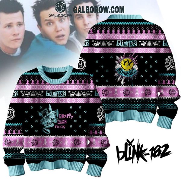 Blink-182 Crappy Punk Rock Christmas Ugly Sweater