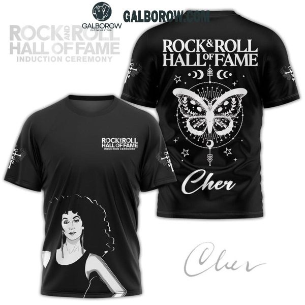 Cher Believe Rock And Roll Hall Of Fame 2024 Hoodie T-Shirt Black