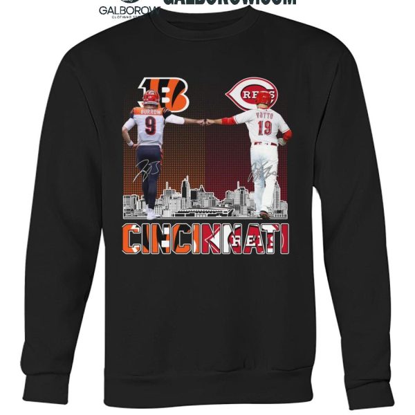 Cincinnati Bengals 2024 Joseph Burrow Cincinnati Reds Joey Votto T Shirt