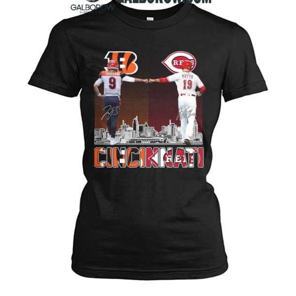 Cincinnati Bengals 2024 Joseph Burrow Cincinnati Reds Joey Votto T Shirt