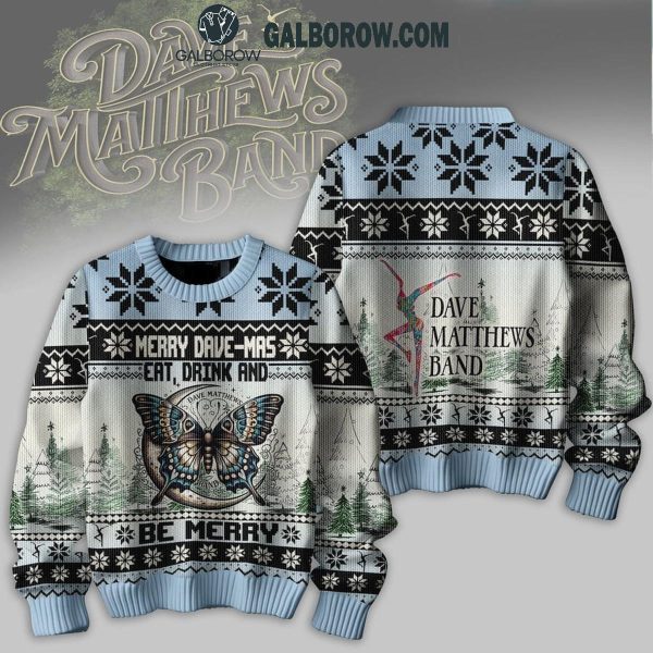 Dave Matthews Band Merry Dave-mas Eat Drink And Be Merry Christmas Ugly Sweater