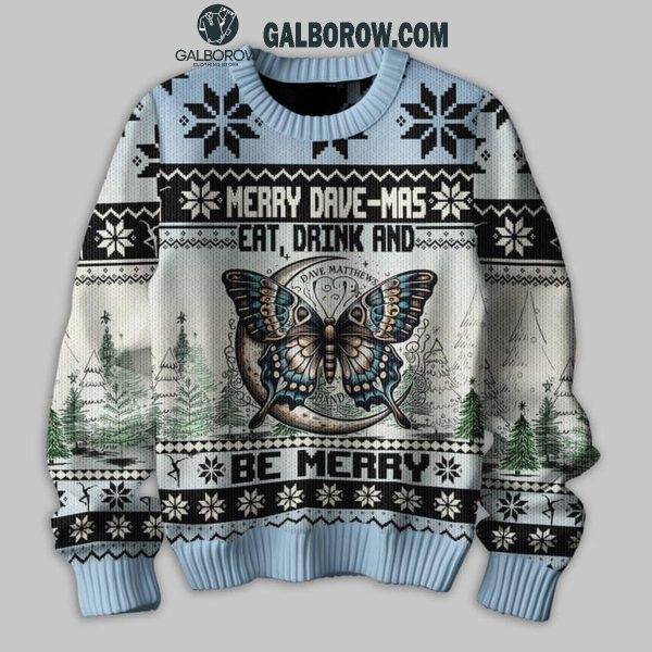 Dave Matthews Band Merry Dave-mas Eat Drink And Be Merry Christmas Ugly Sweater