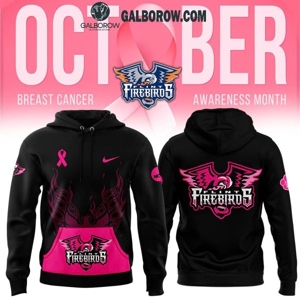 Flint Firebirds 2024 OHL Game Day Pink Hoodie T-Shirt