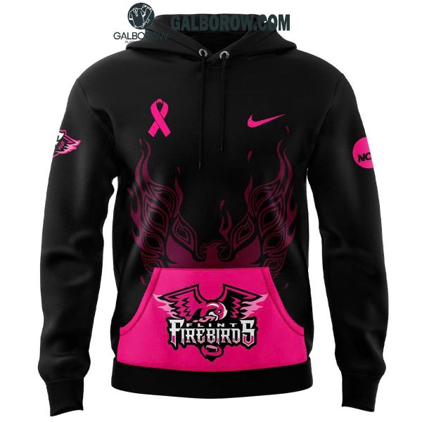 Flint Firebirds 2024 OHL Game Day Pink Hoodie T-Shirt