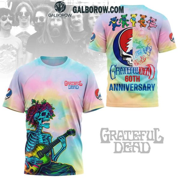 Grateful Dead 60th Anniversary Rainbow Version Hoodie T-Shirt