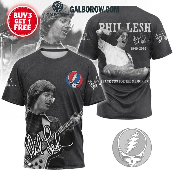 Grateful Dead Phil Lesh Thank You For The Memories 2024 Hoodie T-Shirt