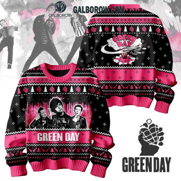 Green Day The Saviour Tour 2024 Christmas Ugly Sweater