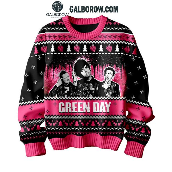 Green Day The Saviour Tour 2024 Christmas Ugly Sweater