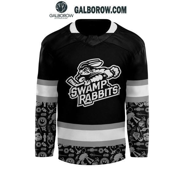 Greenville Swamp Rabbits Dark Versus Light Star Wars 2024 Personalized Hockey Jersey