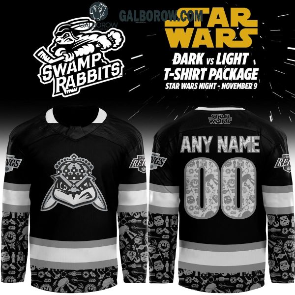 Greenville Swamp Rabbits Star Wars Personalized 2024 Hockey Jersey