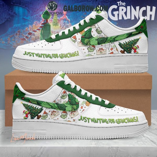 Grinch Let It Snow Waiting For Grinchmas Air Force 1 Shoes