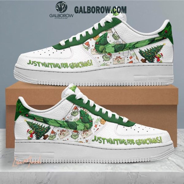 Grinch Let It Snow Waiting For Grinchmas Air Force 1 Shoes