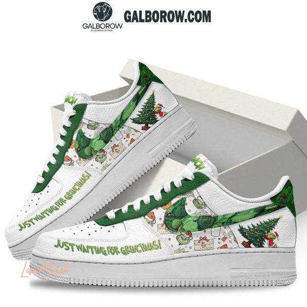 Grinch Let It Snow Waiting For Grinchmas Air Force 1 Shoes