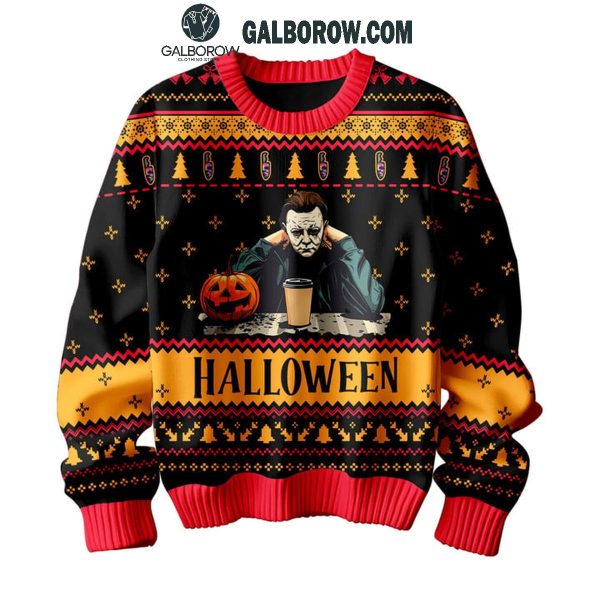 Halloween Michael Myers Scary Night 2024 Ugly Sweater