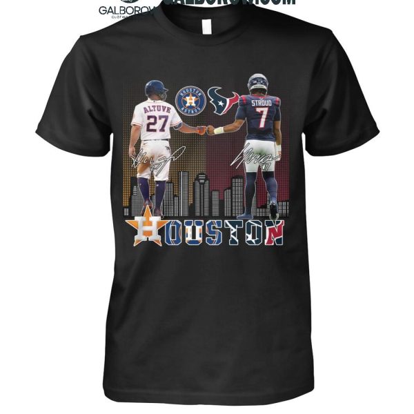 Houston Astros Houston Texans Proud Of Houston 2024 T-Shirt