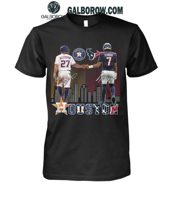 Houston Astros Houston Texans Proud Of Houston 2024 T-Shirt