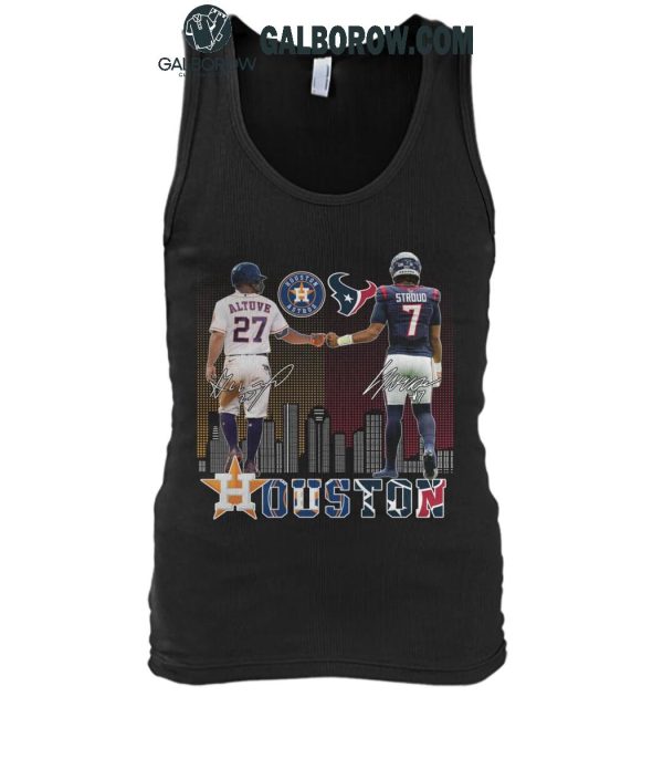 Houston Astros Houston Texans Proud Of Houston 2024 T-Shirt