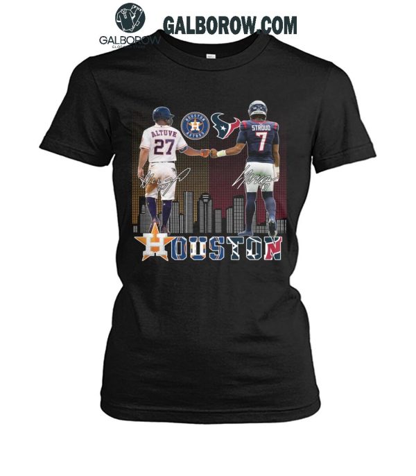 Houston Astros Houston Texans Proud Of Houston 2024 T-Shirt