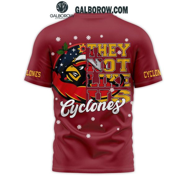 Iowa State Cyclones They Not Like Us Christmas Cyclones Hoodie T-Shirt