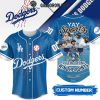 Los Angeles Dodgers 2024 NLCS Champions 25 Times Champions Baseball Jersey Blue