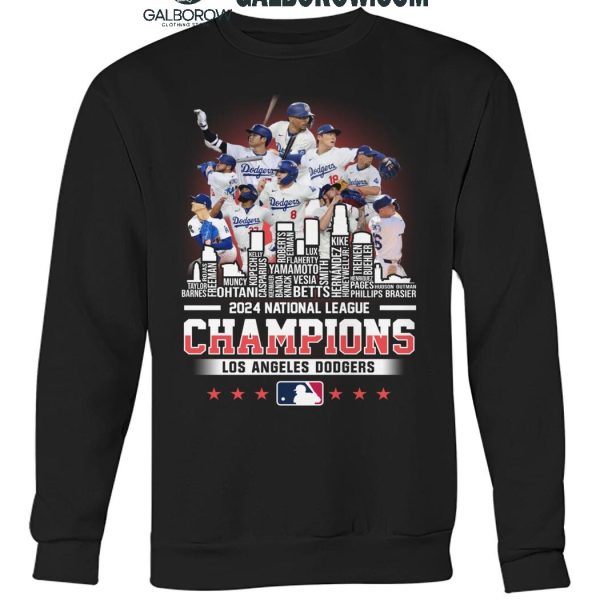 Los Angeles Dodgers 2024 National League Champions T Shirt