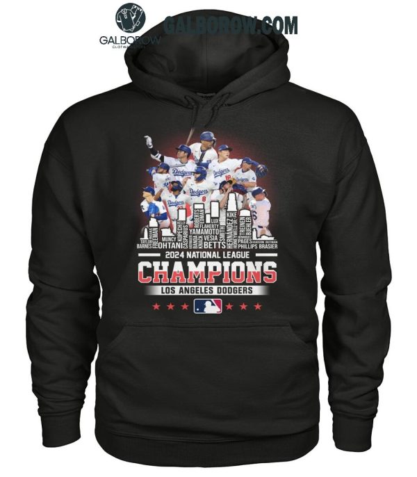 Los Angeles Dodgers 2024 National League Champions T-Shirt