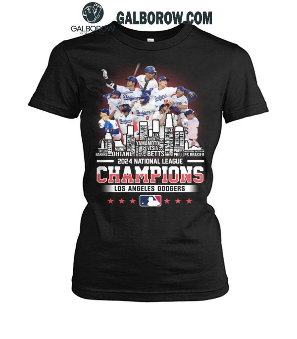 Los Angeles Dodgers 2024 National League Champions T-Shirt