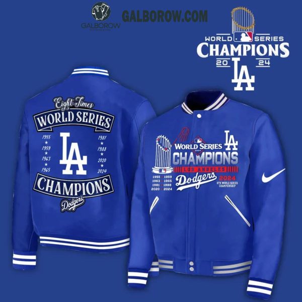 Los Angeles Dodgers 2024 Royal World Series Champions Baseball Jacket