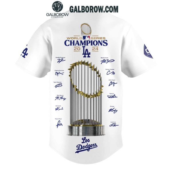 Los Angeles Dodgers 2024 World Series Champions Pride Of LA Baseball Jersey