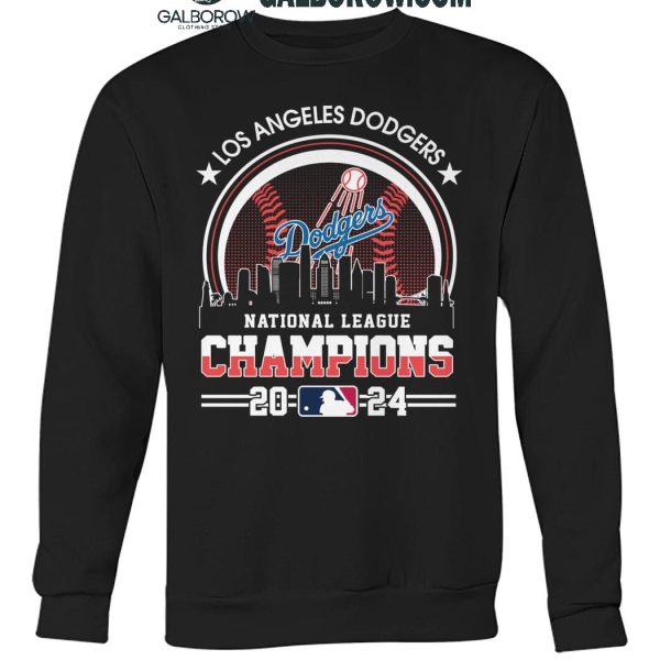 Los Angeles Dodgers Celebrating National League Champions 2024 T Shirt