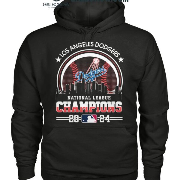 Los Angeles Dodgers Celebrating National League Champions 2024 T Shirt