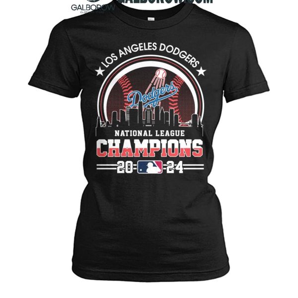 Los Angeles Dodgers Celebrating National League Champions 2024 T Shirt