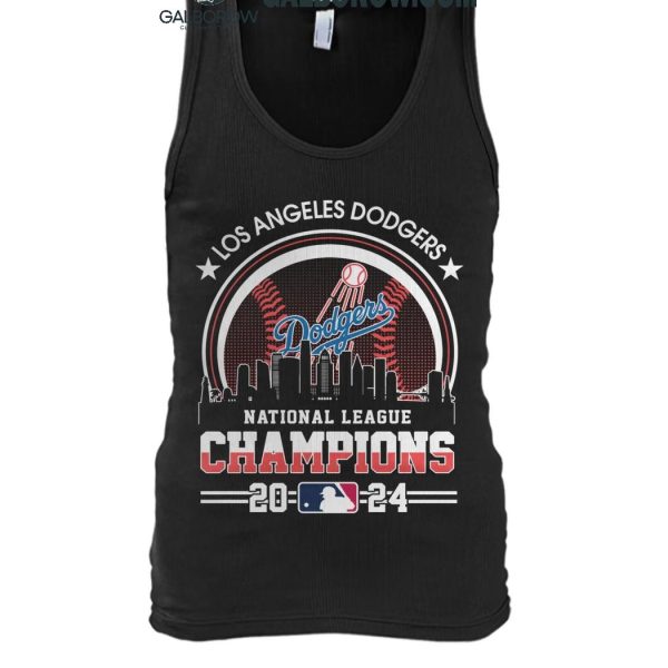 Los Angeles Dodgers Celebrating National League Champions 2024 T Shirt