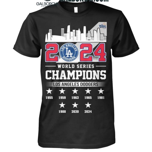 Los Angeles Dodgers Celebration Time For World Series 2024 Champions T-Shirt