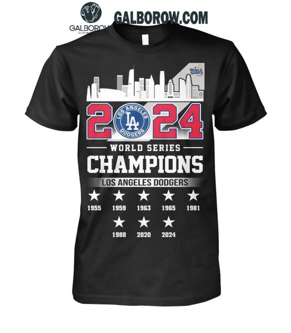 Los Angeles Dodgers Celebration Time For World Series 2024 Champions T-Shirt