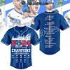 LA Dodgers The Los Angeles Skyline Champions Of World Series 2024 Baseball Jersey