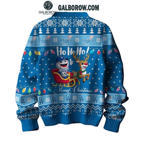 Los Angeles Dodgers HoHoHo Merry Christmas 2024 It’s Time Ugly Sweater