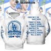 Los Angeles Dodgers National League Champions 2024 Live Breath Blue Hoodie T-Shirt