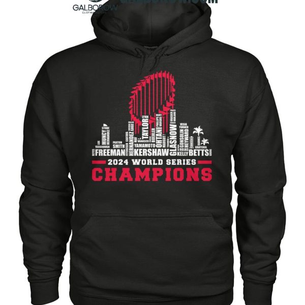 Los Angeles Dodgers The Baseball Champions Of 2024 World Series Skyline T Shirt