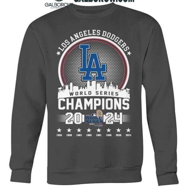 Los Angeles Dodgers True Love True Fan World Series 2024 Champs T Shirt