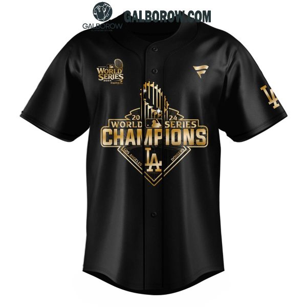 Los Angeles Dodgers World Series 2024 Champions Limited Black Baseball Jersey