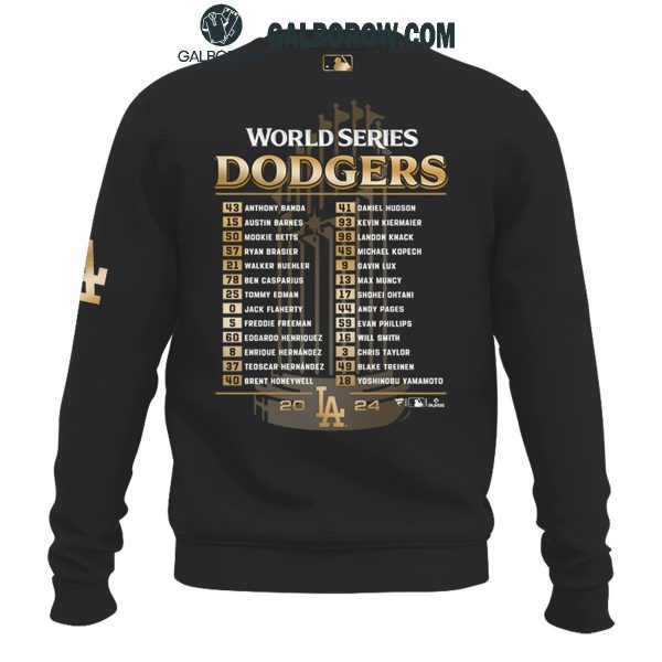 Los Angeles Dodgers World Series 2024 Champions Limited Black Hoodie T-Shirt