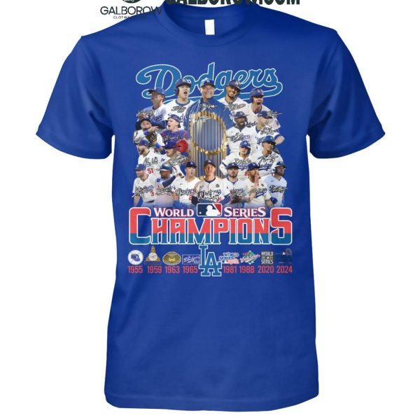 Los Angeles Dodgers World Series Champions 2024 MLB Best Season T-Shirt