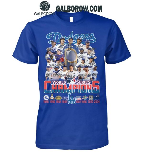 Los Angeles Dodgers World Series Champions 2024 MLB Best Season T-Shirt