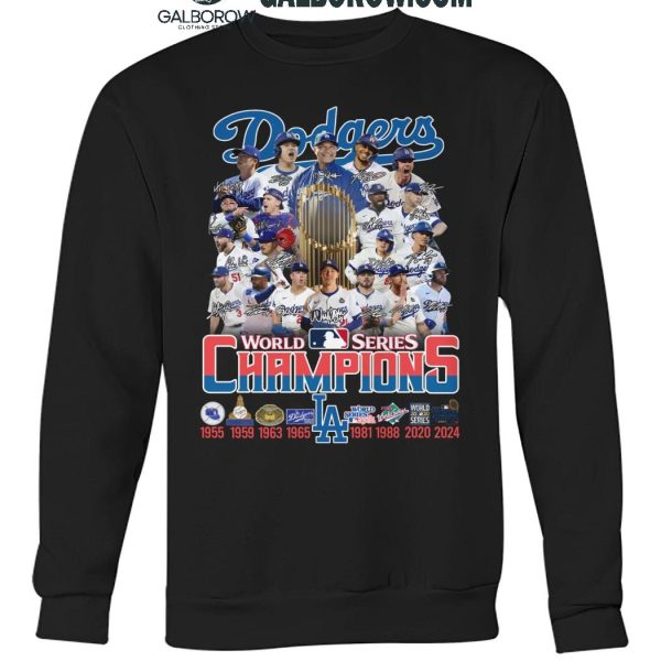 Los Angeles Dodgers World Series Champions 2024 MLB Best Season T Shirt