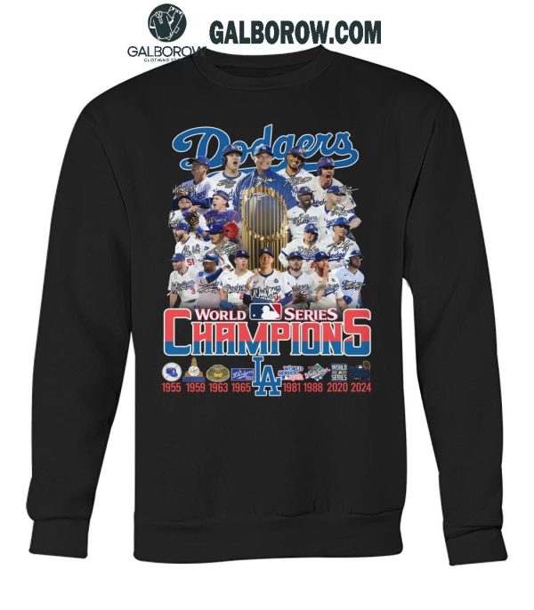 Los Angeles Dodgers World Series Champions 2024 MLB Best Season T-Shirt